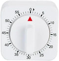 60-Minute Mechanical Wind-Up Cooking Clock With Loud Alarm - No Batteries Requir