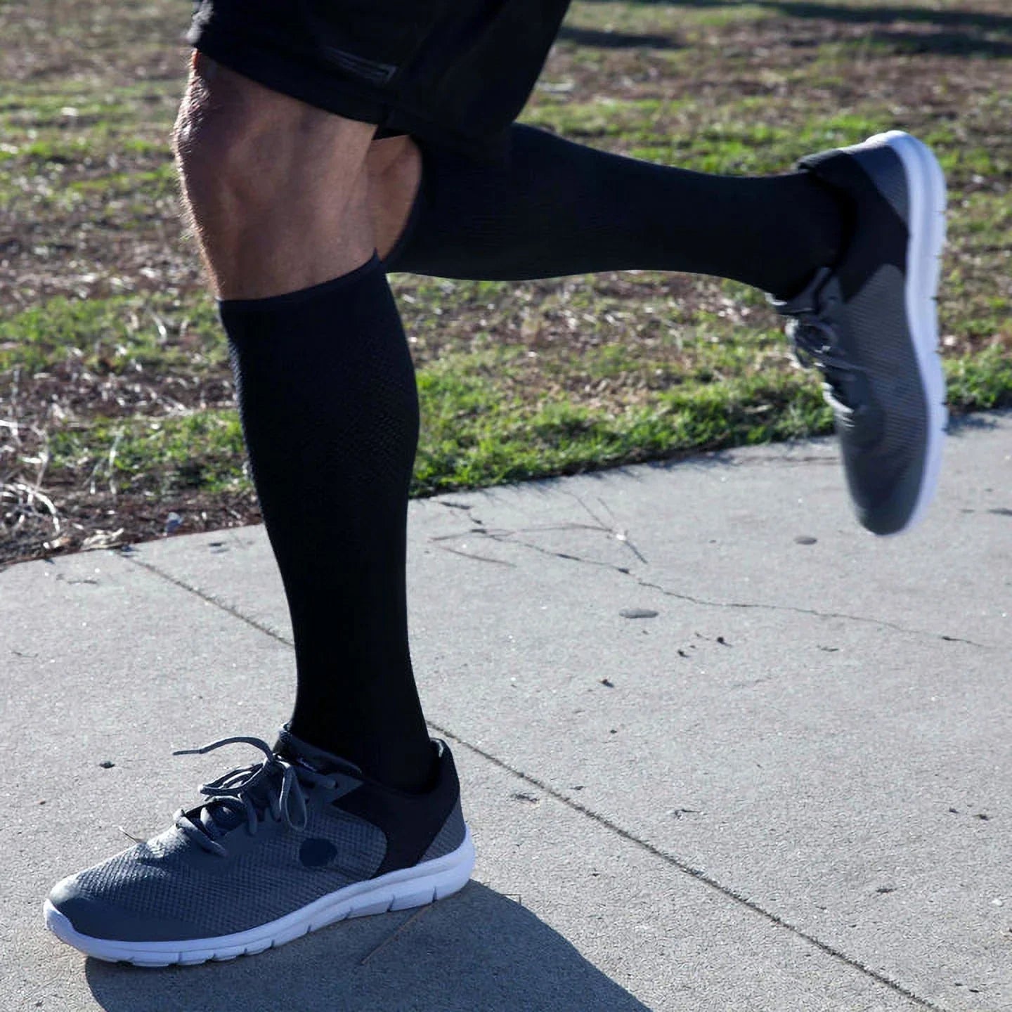 Copper Fit Energy Compression Socks with Easy-On/Easy-Off Technology, Size S/M