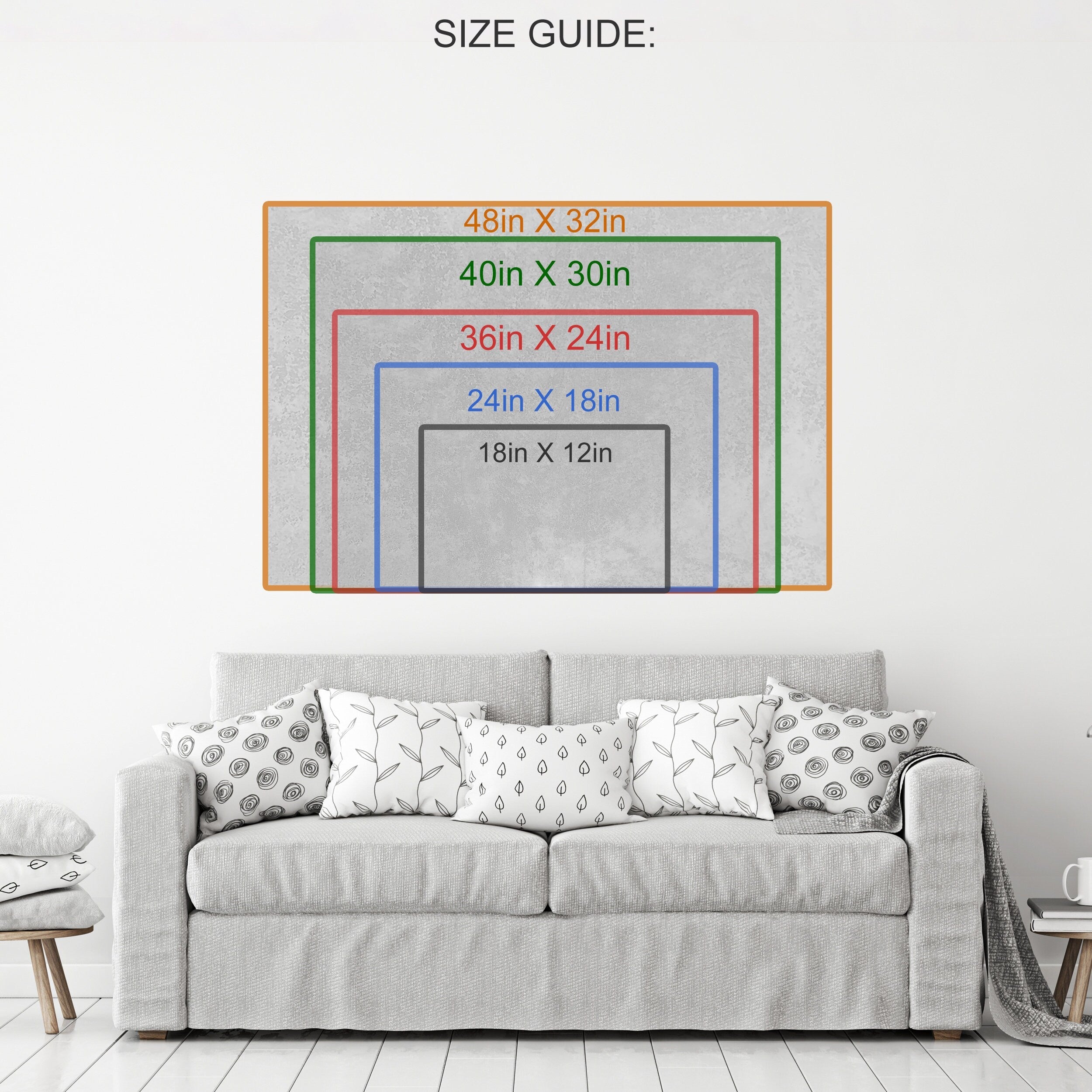 Success Is A State Of Mind Canvas Wall Art, If You Want Success Start Thinking Of Yourself As Successful, Motivational Decor