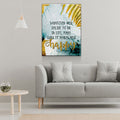 Whatever You Decide To Do In Life, Make Sure It Makes You Happy Canvas Wall Art, Inspirational Quote