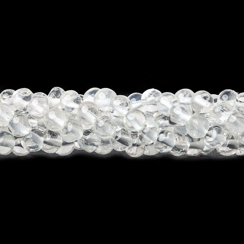 6mm Crystal Quartz Plain Round Beads 14 inch