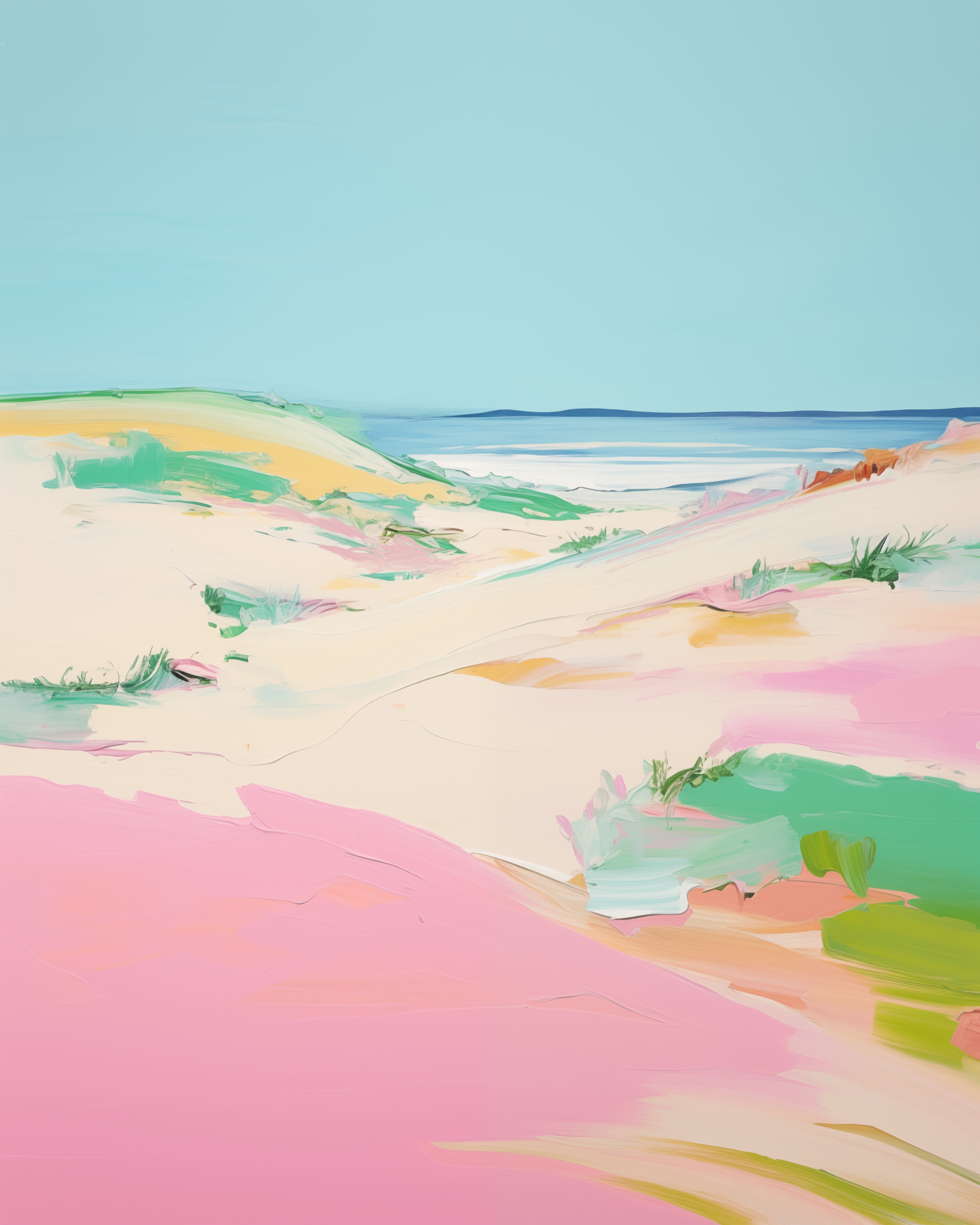Pink Dunes – Fine Art Print
