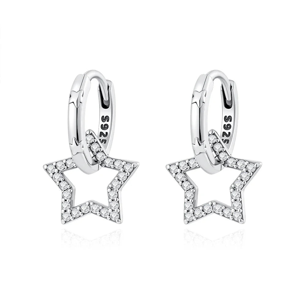 925 Sterling Silver Elephant Cherry Earrings | Sparkling Stud Earrings for Women