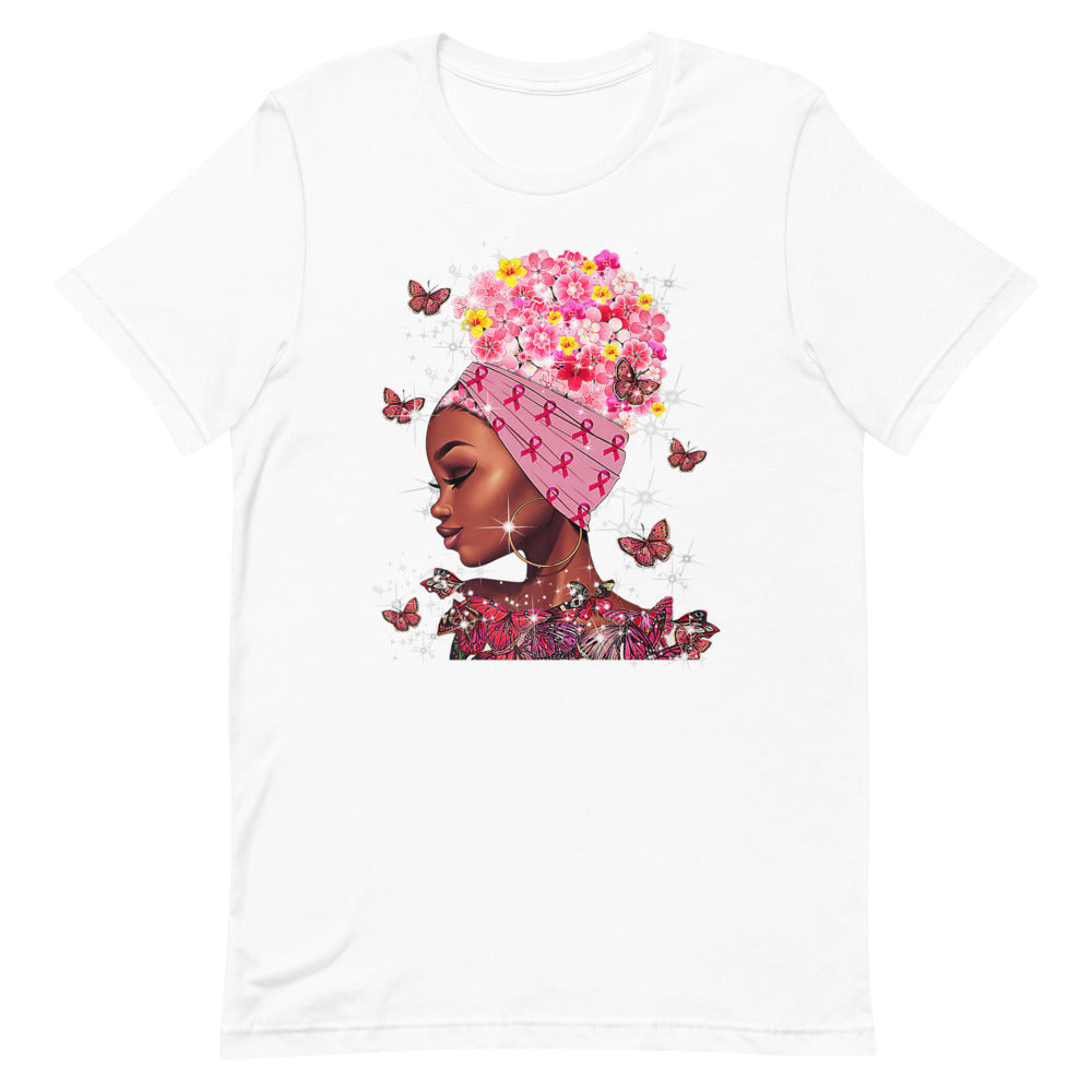 BREAST CANCER AWARENESS BUTTERFLIES Short-Sleeve Unisex T-Shirt